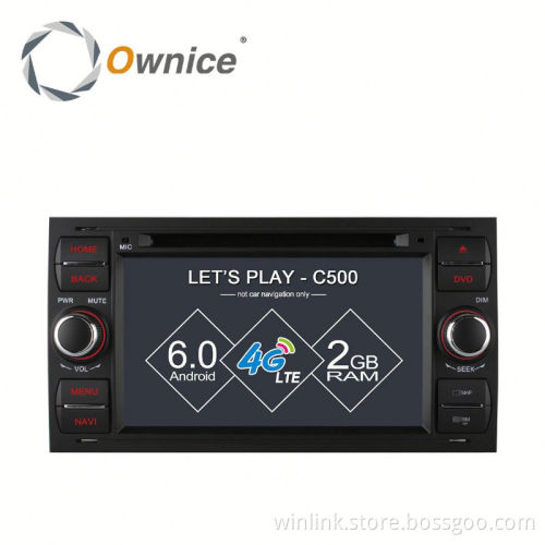 Ownice C500 4 Core Car DVD Radio for Old Ford Focus Fusion Fiesta with Navi WIFI support TV Mirror DAB support dab tpms